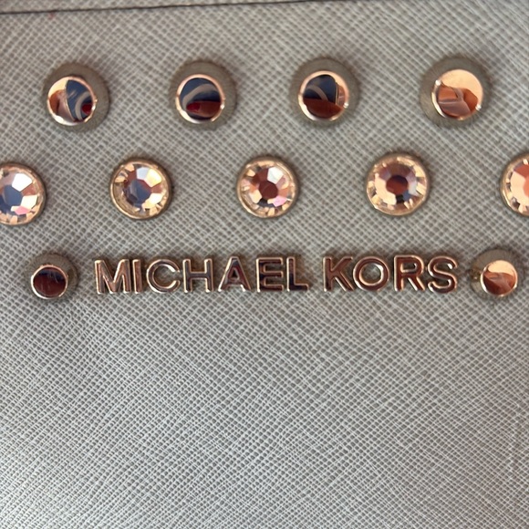 MICHAEL Michael Kors Blue Studded Tote - Picture 13 of 13